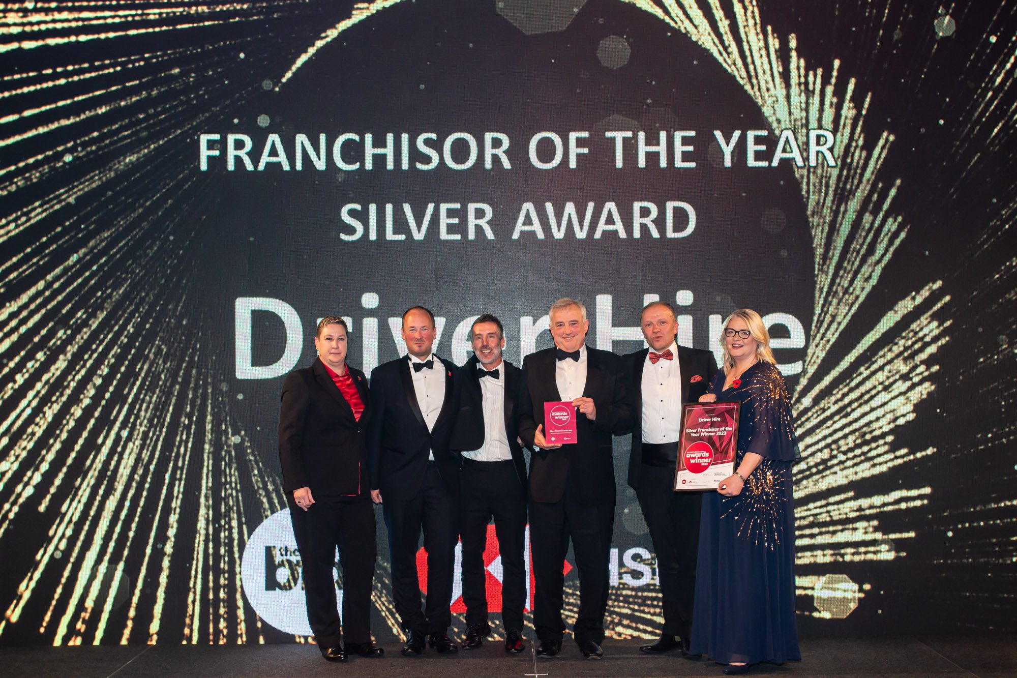 Driver Hire celebrate silver at Franchise Awards