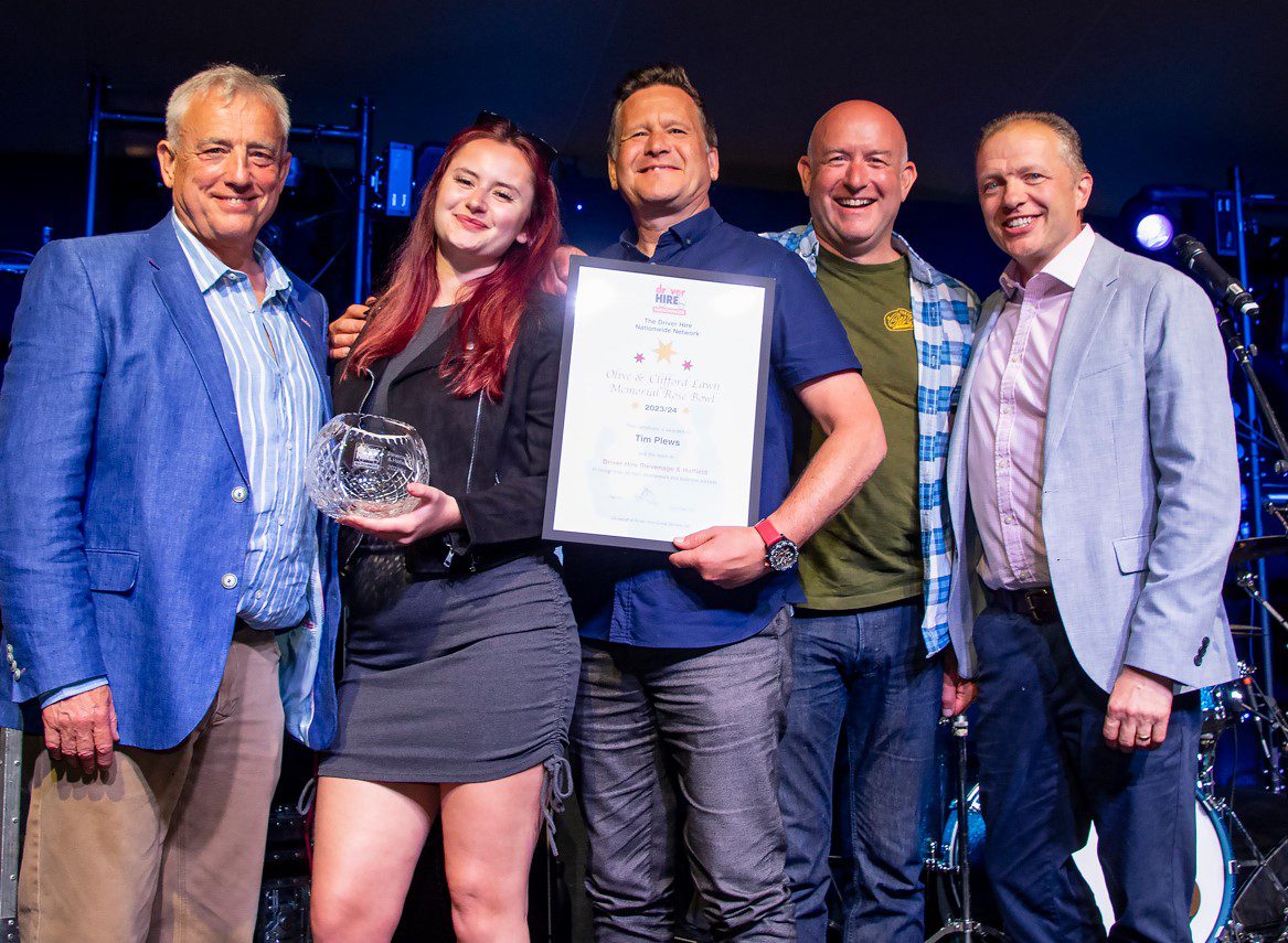 Tim bowled over with his award